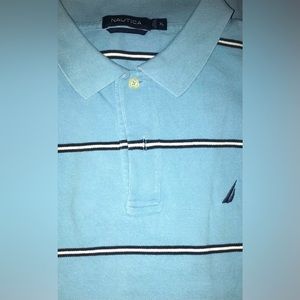 Nautica • XL • Short Sleeve Blue Polo Shirt